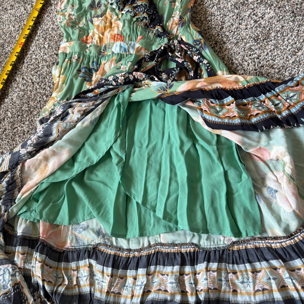 Anthropology Farm Rio Floral Print Monica Wrap Dress size XS - Picture 16 of 16
